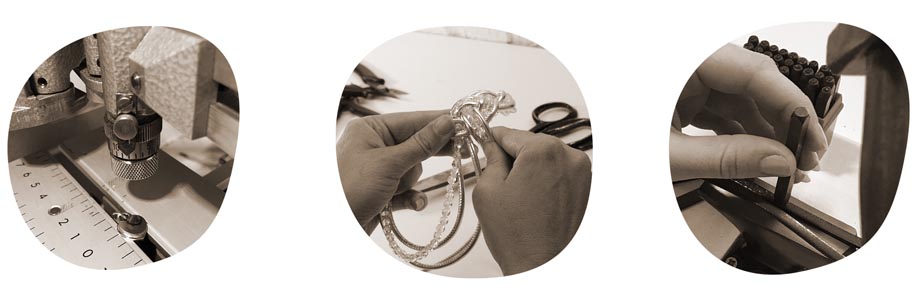 Handwerkskunst aus hochwertigen Materialien wie europäisches Leder oder Silber-Gravuren in der Schmuckmanufaktur Schöniglich