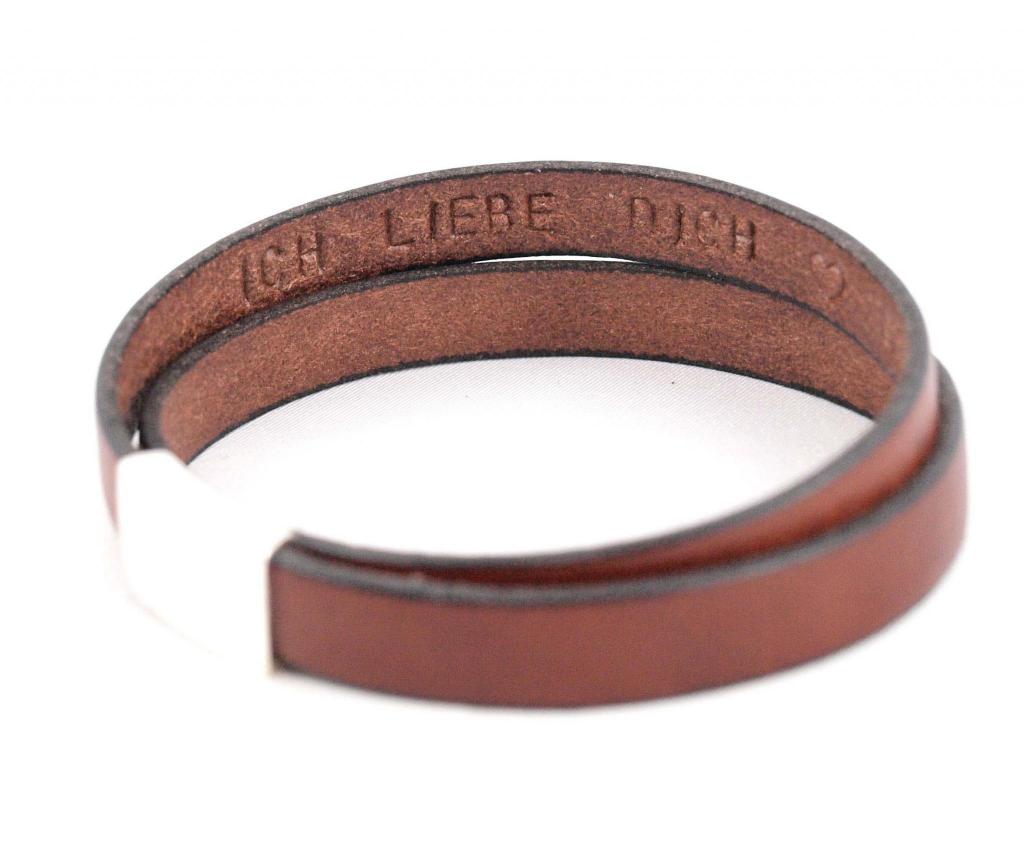 Lederarmband mit Wunschtext auf der Innenseite