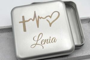 Geschenkdose Glaube Liebe Hoffnung mit Namen