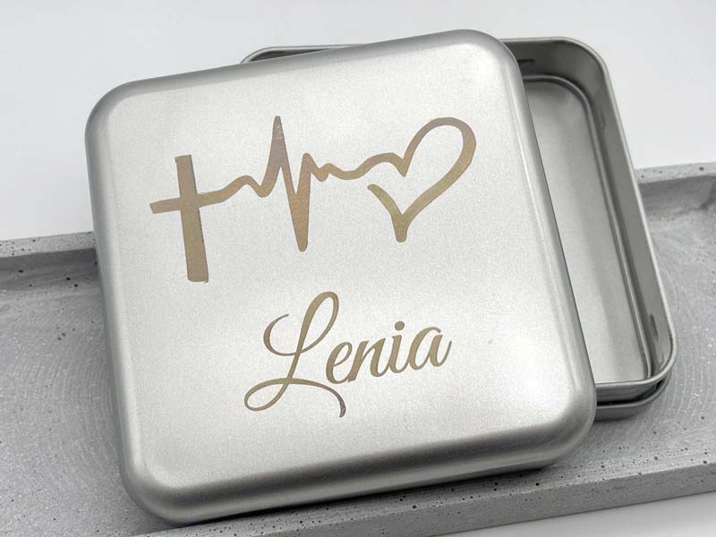 Geschenkdose Glaube Liebe Hoffnung mit Namen