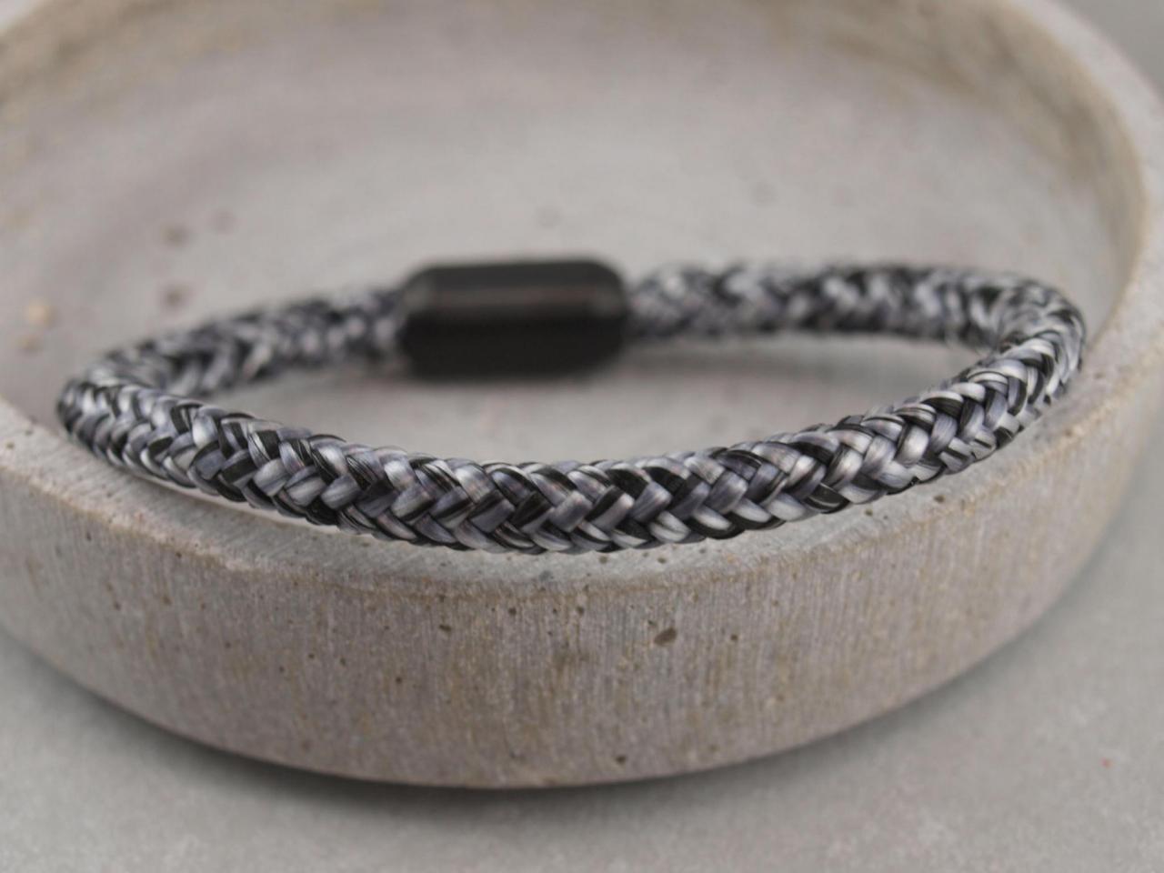 Ari Blackedition Segeltau Armband mit Gravur Option pfeffer