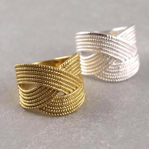 Ring in Flechtoptik Silber