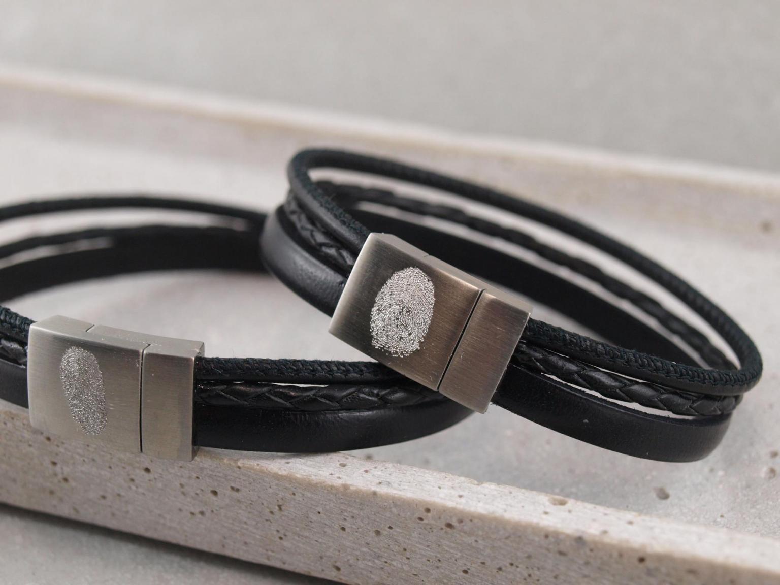 Armband Junge Personalisiertes Lederarmband Für Männer – Individuelle Gravur Für Papa, Opa Oder Partner Partner Armbänder