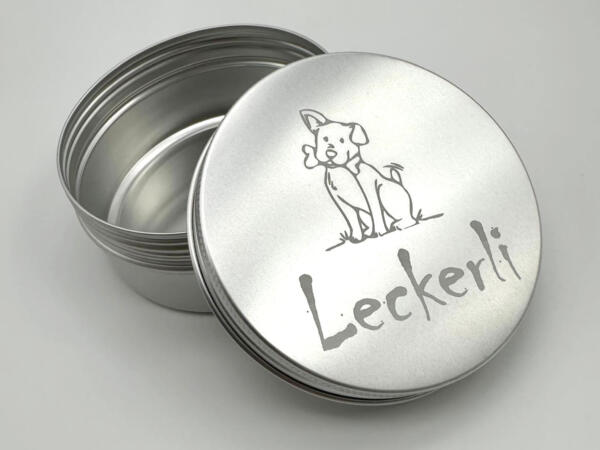 Leckerli Dose für den Hund, Geschenkidee für Hundebesitzer