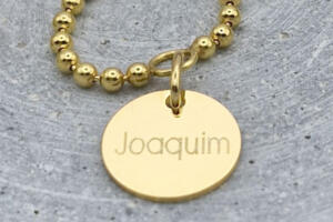 Gravuranhänger Gold mit individueller Gravur