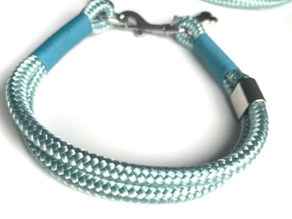 Halsband aus Segeltau mit Gravur-Option, Personalisierbar