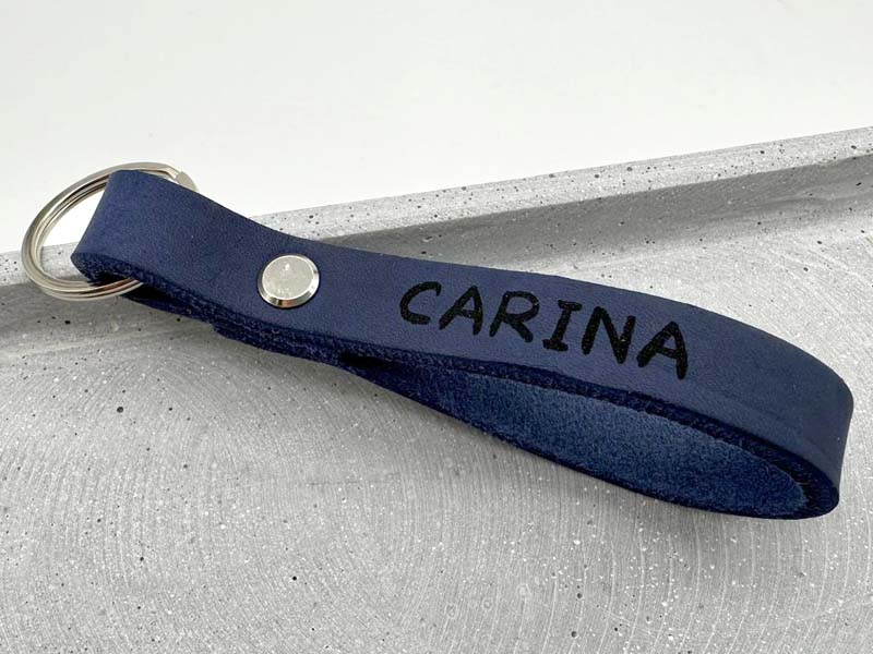 Schlüsselanhänger aus Leder mit Gravur (2)