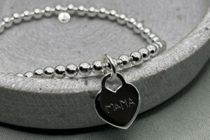 armband muttertag gravur, Geschenk für Mama, Kindername Armband