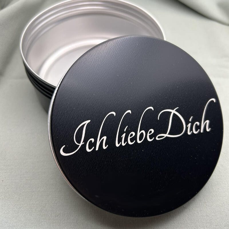 Schwarze Geschenkdose, Verpackung Geschenk, Paargeschenk Dose, Geschenk Dose Partner