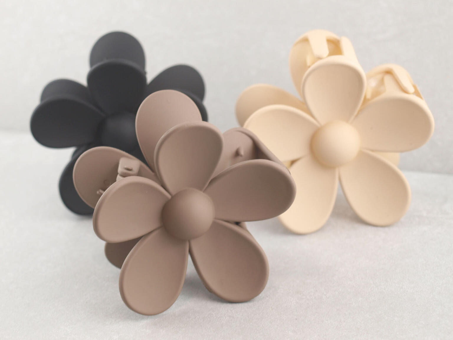 Hawaiianische Blumen-Haarklammern - 8cm Hibiskus Clips Mit Rutschfestem Halt