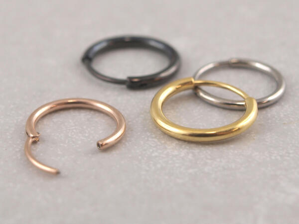 Basic Piercing Titan, Titan Creole Piercing, Helix Piercing Titan, Upper Lope Piercing Titan