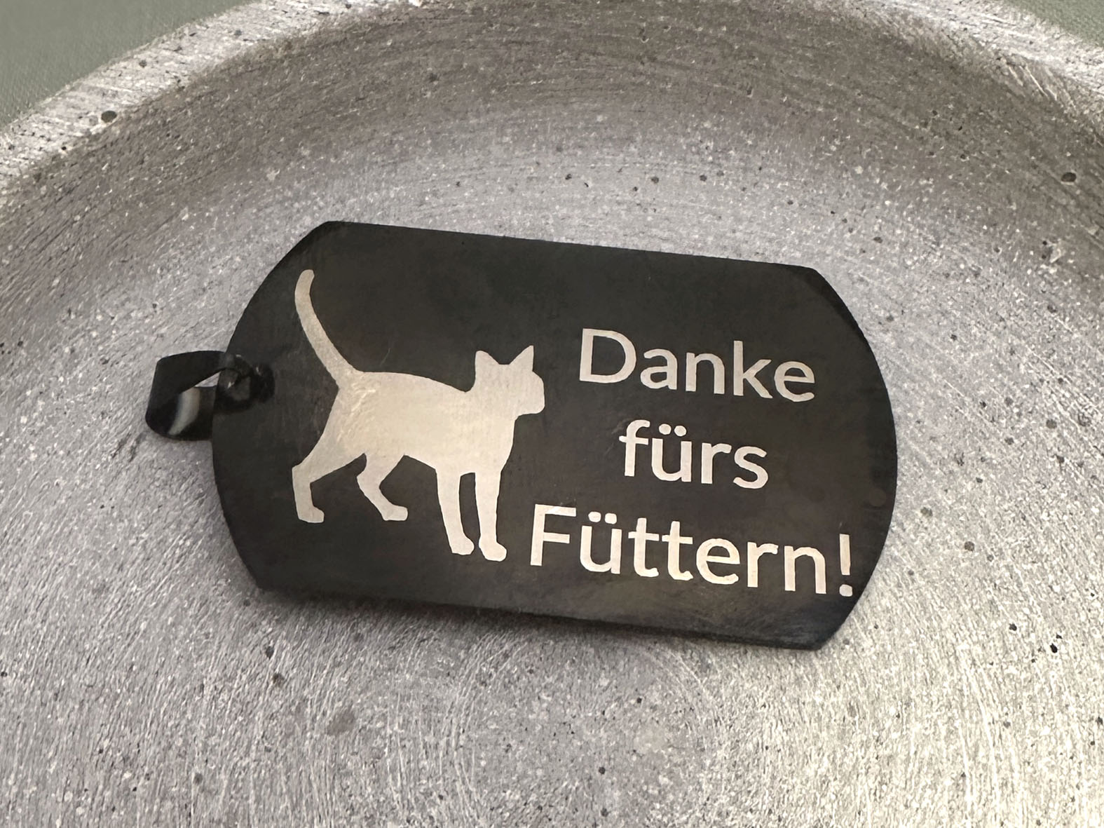 Geschenk als kleines Dankeschön, Danke fürs Füttern, Katze füttern, auf Hund aufpassen