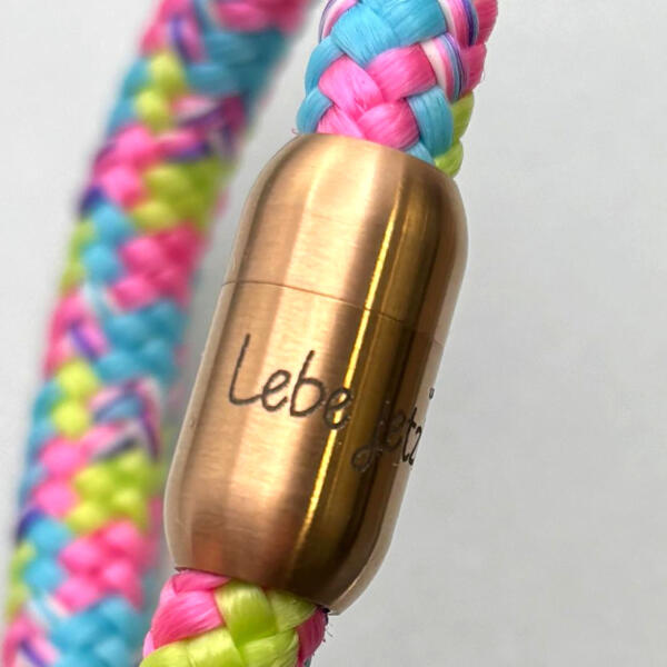 Segeltau Armband mit Gravur auf dem Verschluss