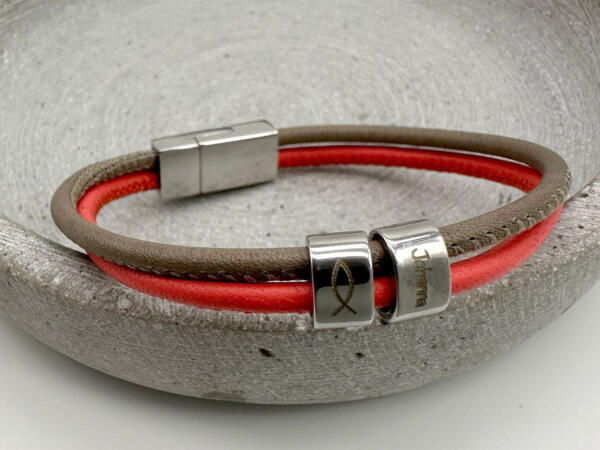 Armband Nappaleder Damen, Armband zur Konfirmation