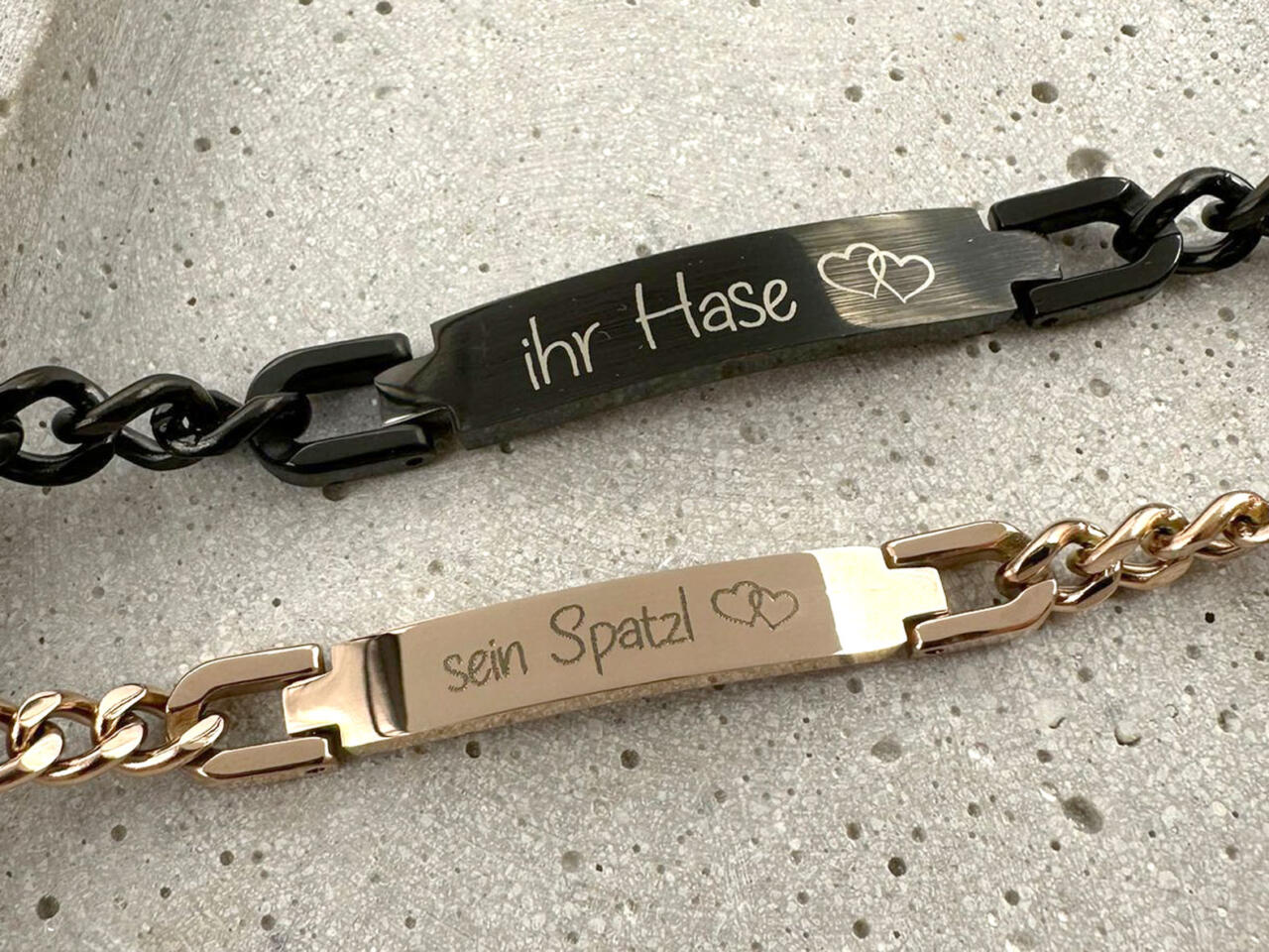 Panzerarmband als Partnerschmuck