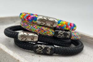 Segeltau Armband mit individueller Gravur