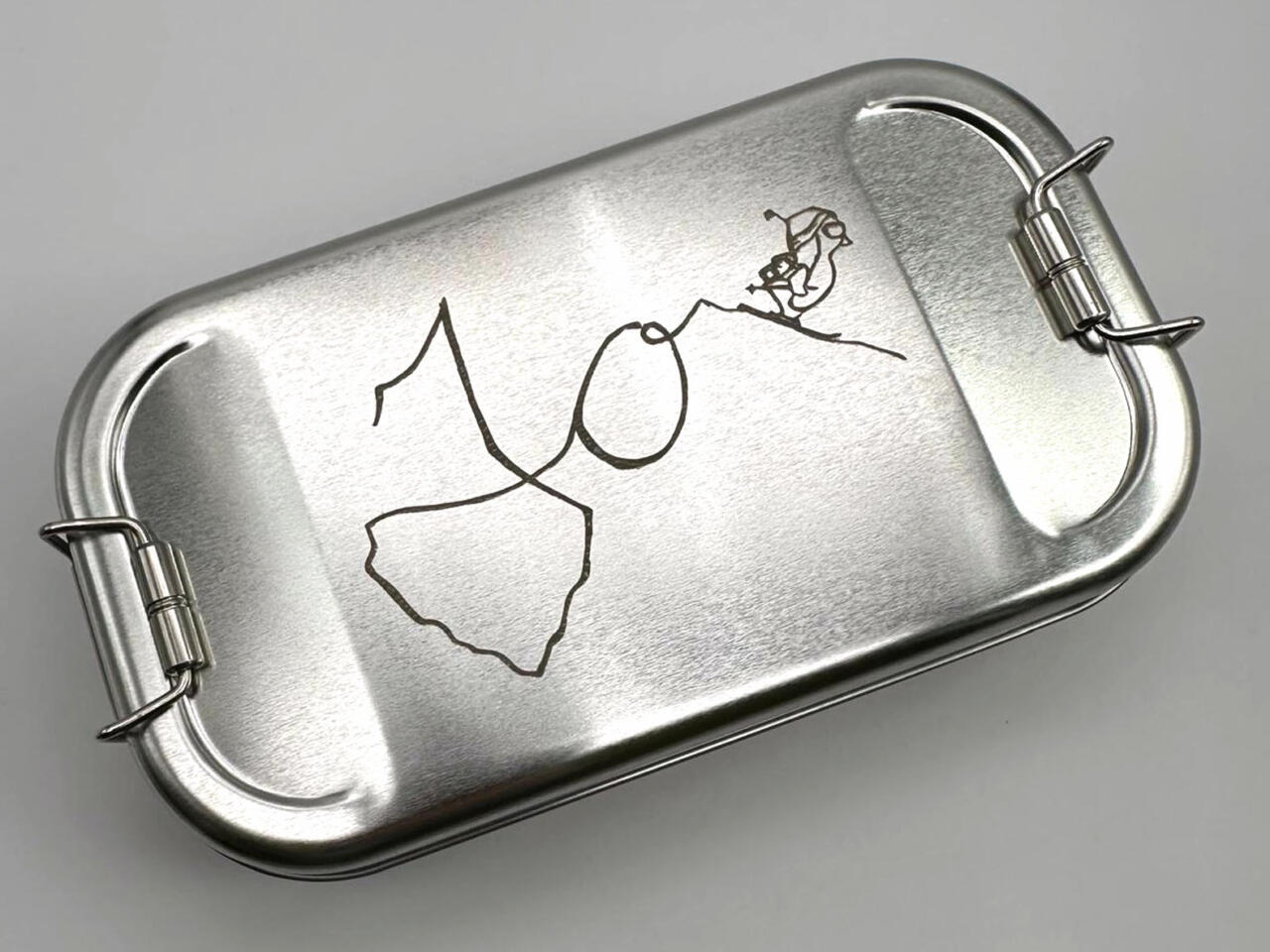 Brotdose mit individueller Gravur auf dem Deckel