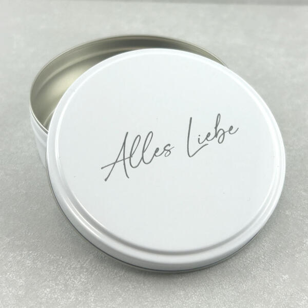 Geschenkdose mit Gravur Alles Liebe