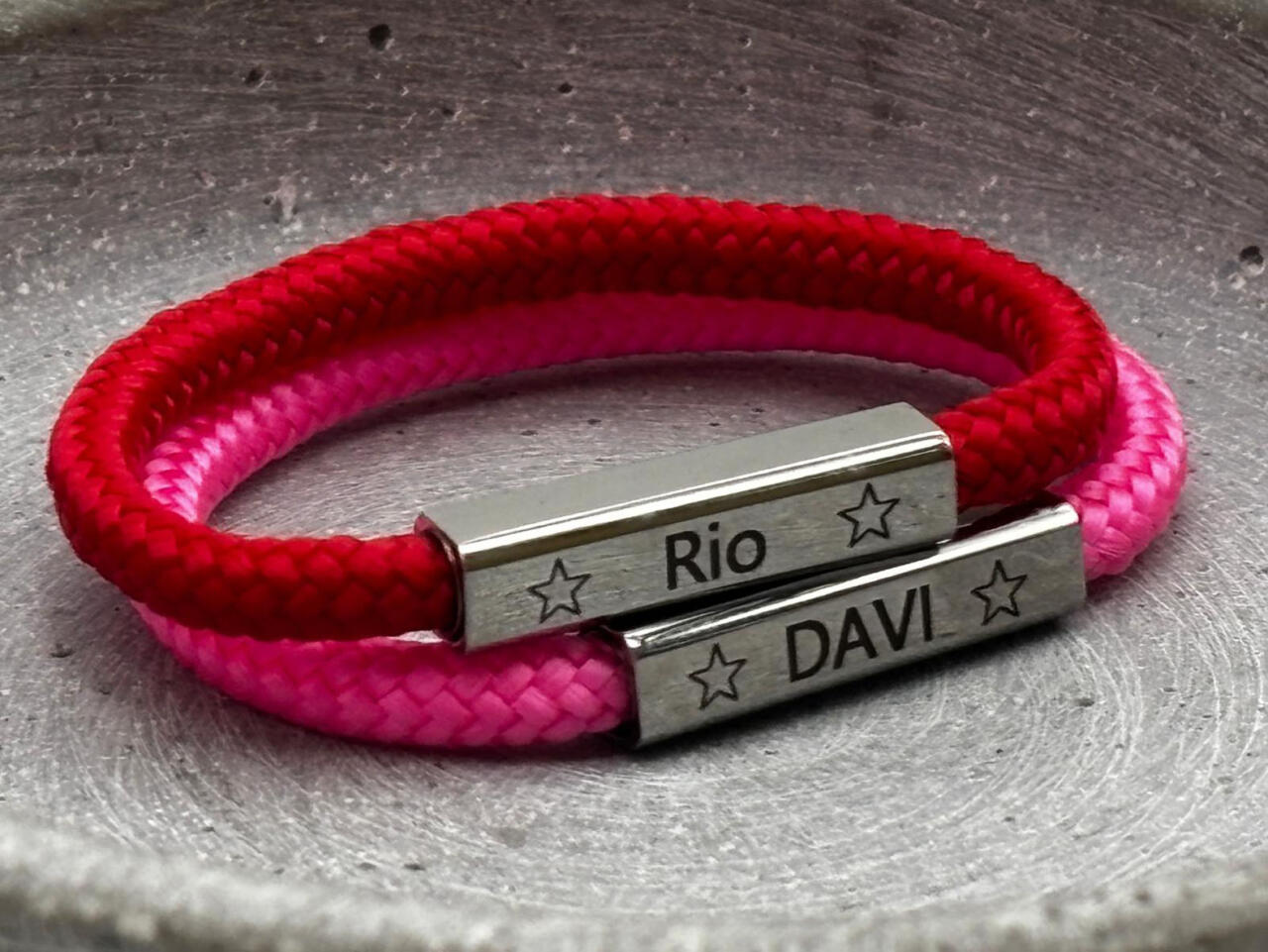 SOS Armband für Kinder aus Segelseil