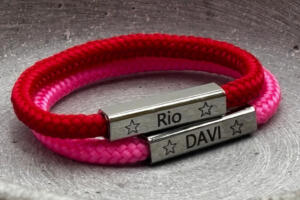 SOS Armband für Kinder aus Segelseil