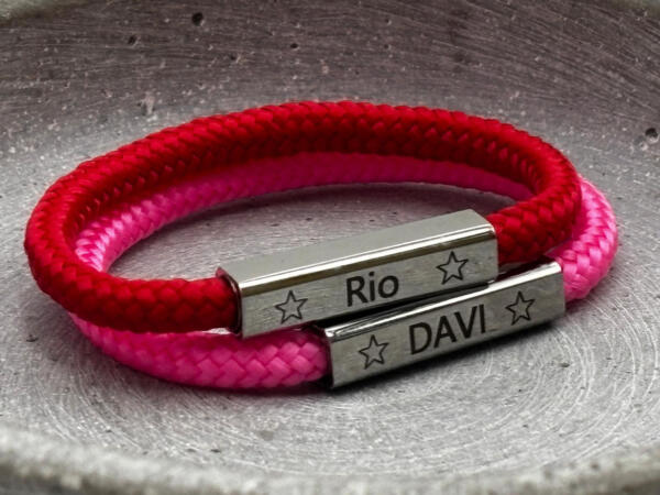 SOS Armband für Kinder aus Segelseil