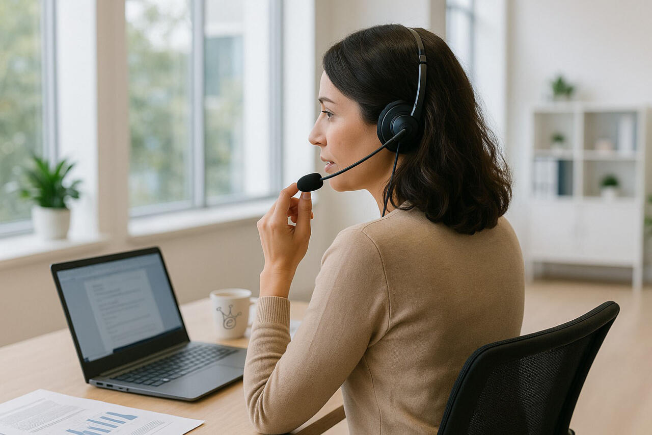 Callcenter Bild Dame