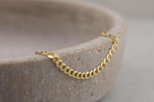 Armband aus 333er Gold 18 cm lang mit Karabiner