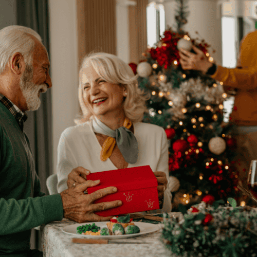 Geschenk für Opa und Oma zu Weihnachten