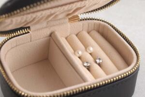 Geschenkset mit 2 Ohrringen inklusive, Perlenohrring, Kronenohrring