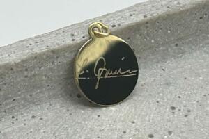 Gold Anhänger 585 mit individueller Gravur