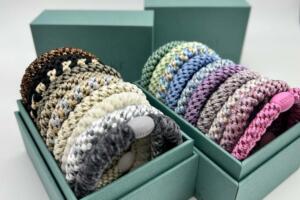 KKNEKKI Haaargummi Geschenkset - 10 Haargummis ist zwei Set-Farben