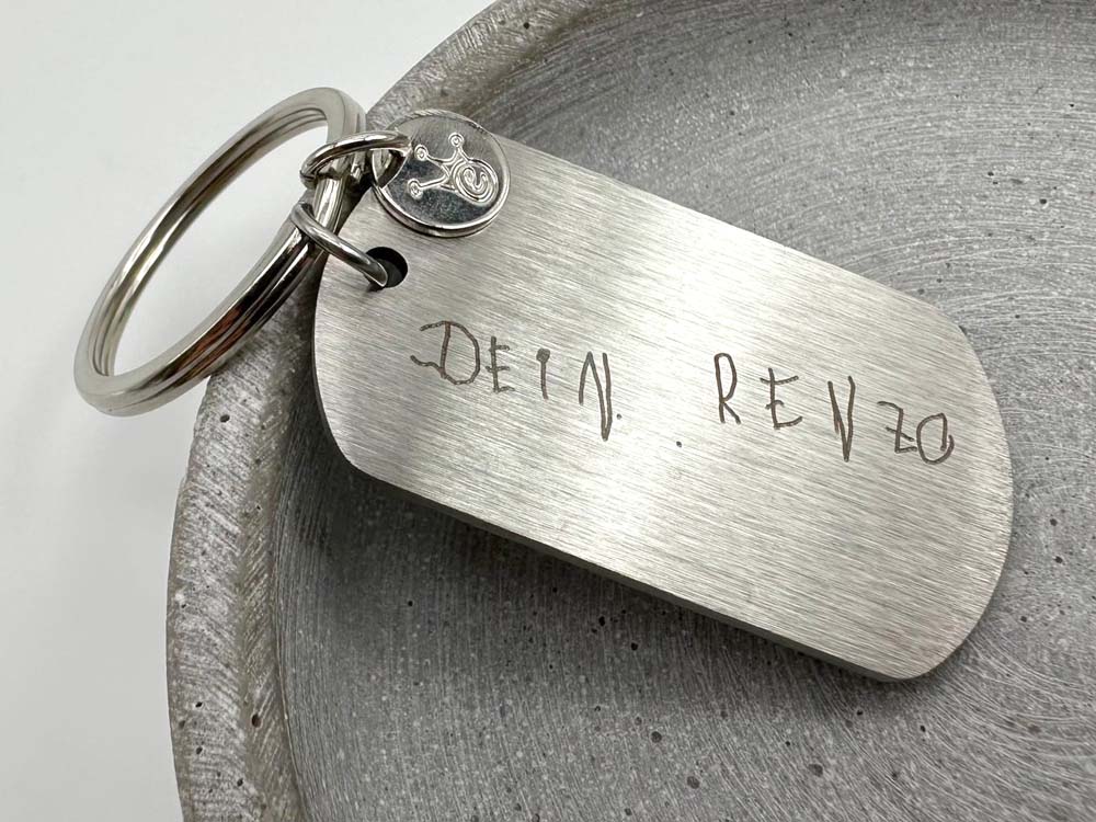 Kinderschrift Schlüsselanhänger