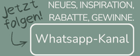 Neue Produkte, Rabatte, Gewinnspiele im neuen Whatsapp- Kanal von Schöniglich