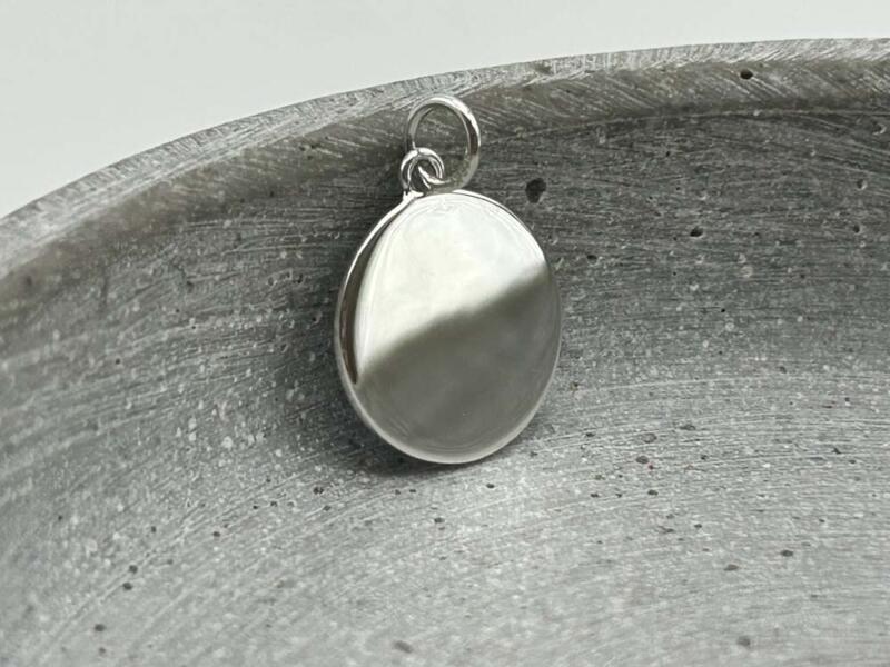 Gravuranhänger Silber 15 mm