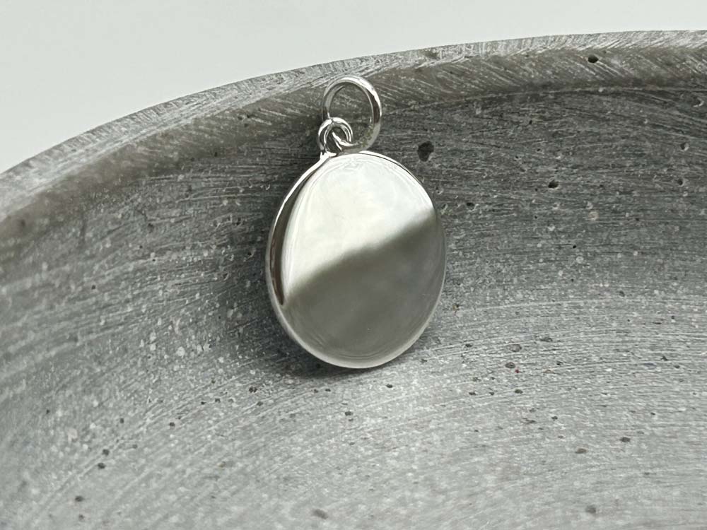 Gravuranhänger Silber 15 mm