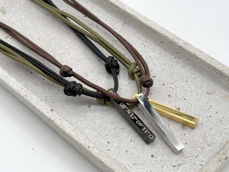 Herrenkette aus Segelseil mit Schiebeknoten