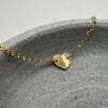 Armband Herz Gold, Gravurherz Armband Gold, Geschenkidee