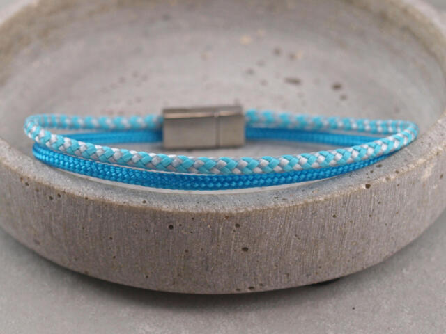 Segeltauarmband 2 Farben als Werbemittel