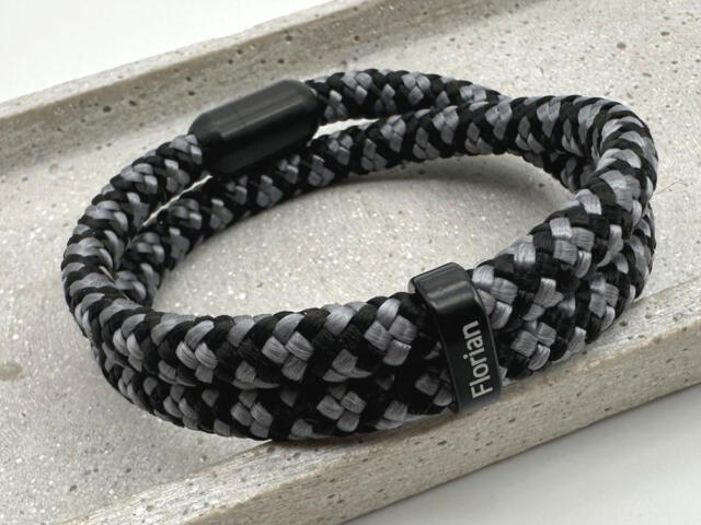 Segeltau Armband mit Schiebeperle als Werbemittel
