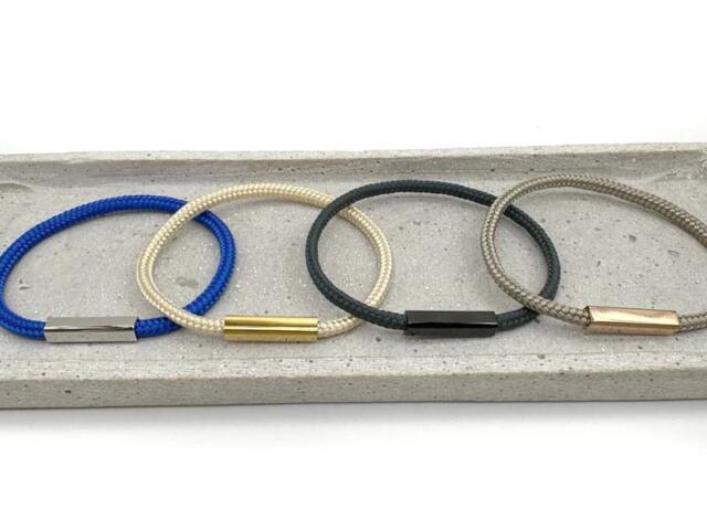 Segeltauarmband mit Stegverschluss als Werbemittel