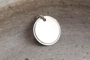 Zeitlose, runde Anhänger aus hochwertigem 925er Sterling Silber